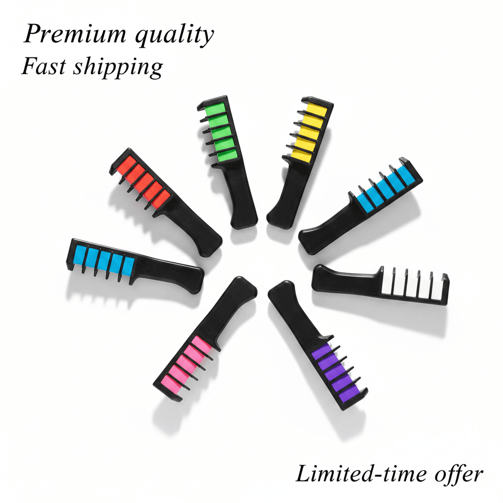 Temporary Hair Color Chalk Comb