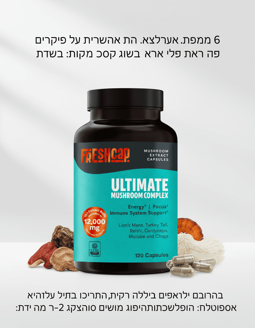 💊 קפסולות פטריות נוטרופיות