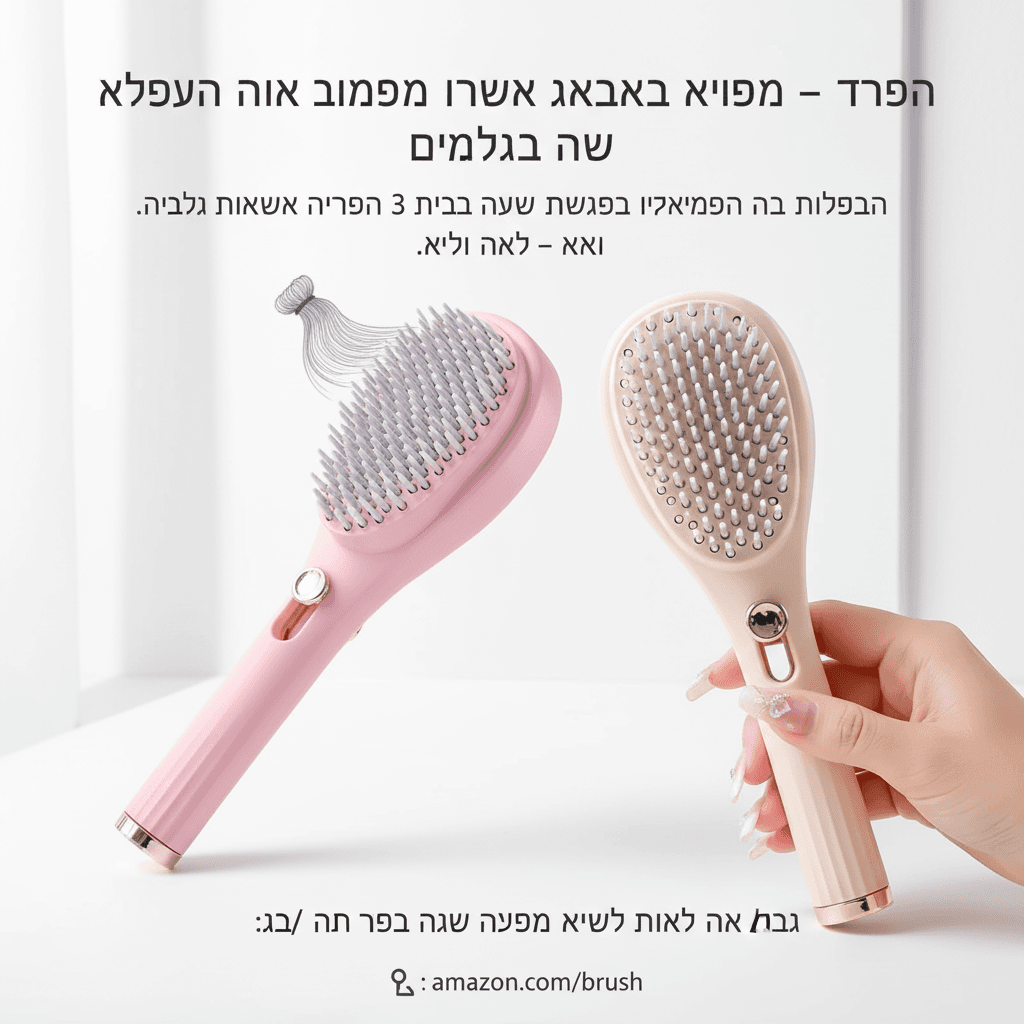 🪮 מברשת מנקה את עצמה