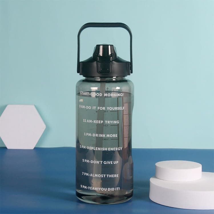 2L Motivational Water Bottle with Time Marker